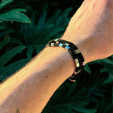 Mavericks Wrap Around Leather Bracelet