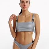 Reflective Rave Clothing Shiny Bikini Set