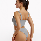 Reflective Rave Clothing Shiny Bikini Set
