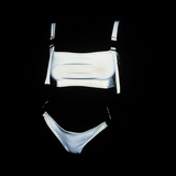 Reflective Rave Clothing Shiny Bikini Set