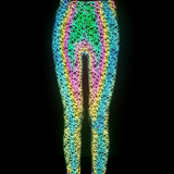 Reflective Rave Clothing Colorful Tank Leggings (Sold Separately)