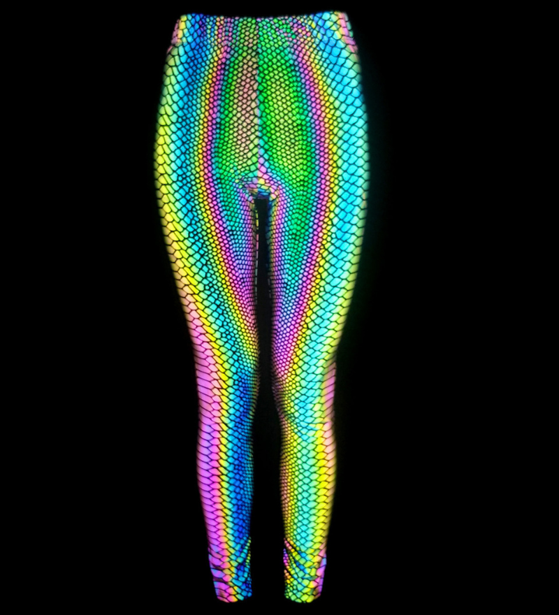 Reflective Rave Clothing Colorful Tank Leggings (Sold Separately)