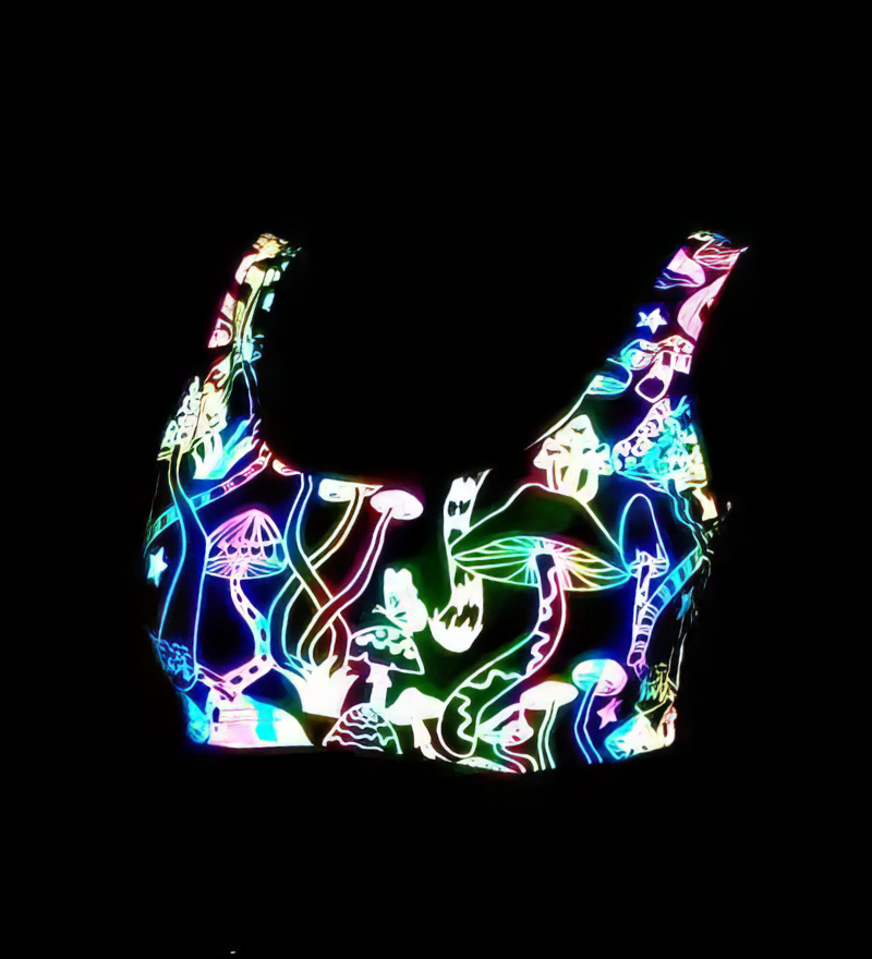 Reflective Rave Clothing Colorful Tank Leggings (Sold Separately)