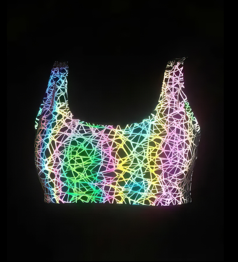 Reflective Rave Clothing Colorful Tank Leggings (Sold Separately)