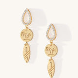 Ponta Preta Dangle Earrings