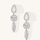Ponta Preta Dangle Earrings