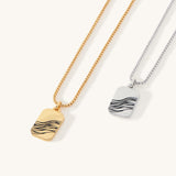 Gold Coast Dog Tag Necklace