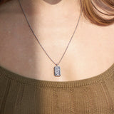 Oahu Wave Dog Tag Necklace