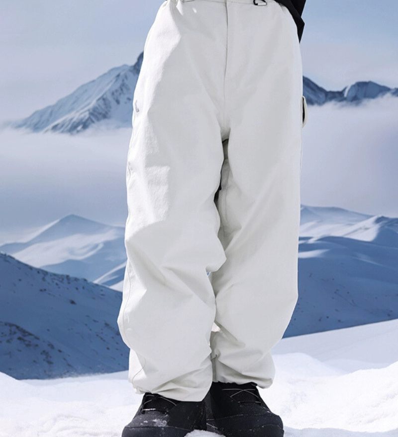 Ski Wear 3L Thick Baggy Snow Pants -Unisex