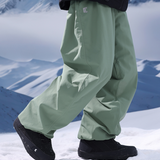 Ski Wear 3L Thick Baggy Snow Pants -Unisex