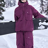 Ski Wear 3L Warm Waterproof Ski Jacket Cargo Pants Suit -Unisex (Single Unit Available)