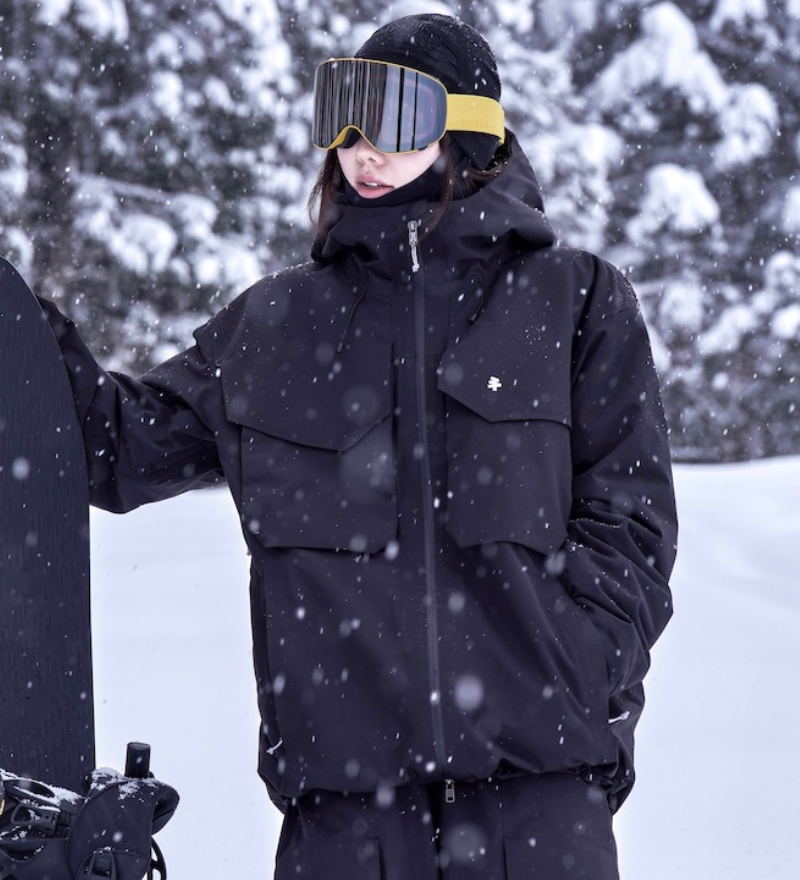 Ski Wear 3L Warm Waterproof Ski Jacket Cargo Pants Suit -Unisex (Single Unit Available)