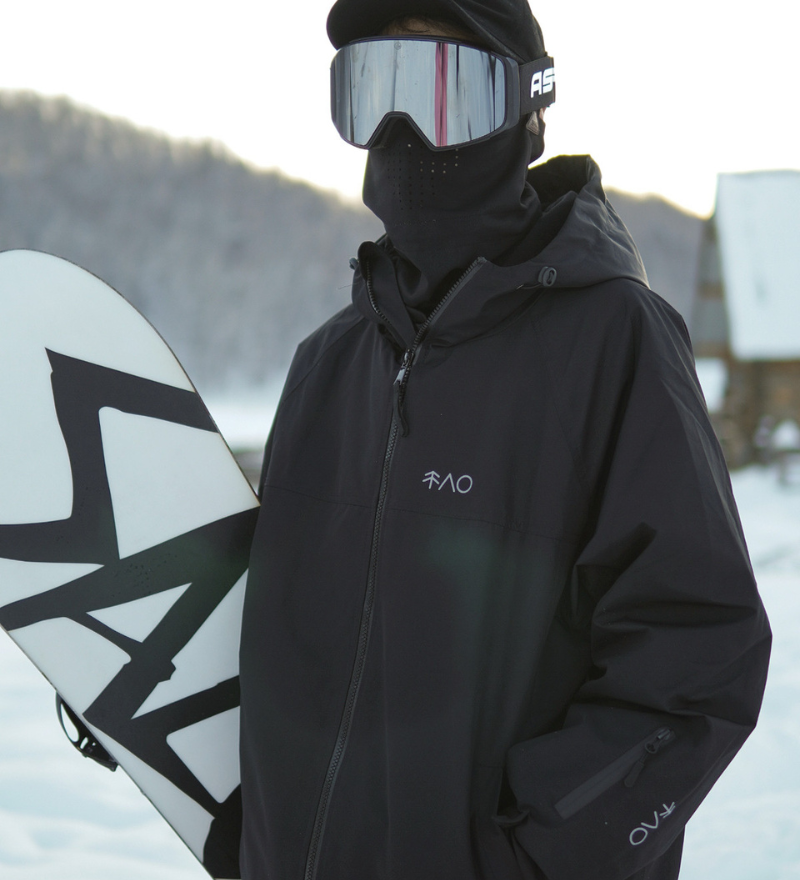 Ski Wear Black Fleece-Lined Waterproof Ski Suit -Unisex (Single Unit Available)