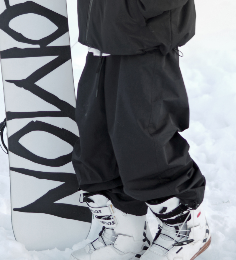 Ski Wear Black Fleece-Lined Waterproof Ski Suit -Unisex (Single Unit Available)