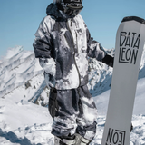 Ski Wear Black Waterproof Snowboard Jacket & Pants Set -Unisex