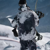 Ski Wear Black Waterproof Snowboard Jacket & Pants Set -Unisex