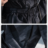 Ski Wear Black Waterproof Snowboard Jacket & Pants Set -Unisex