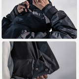 Ski Wear Black Waterproof Snowboard Jacket & Pants Set -Unisex