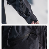 Ski Wear Black Waterproof Snowboard Jacket & Pants Set -Unisex