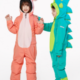 Ski Wear Cartoon Kids One-Piece Ski Suit