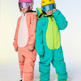 Ski Wear Cartoon Kids One-Piece Ski Suit