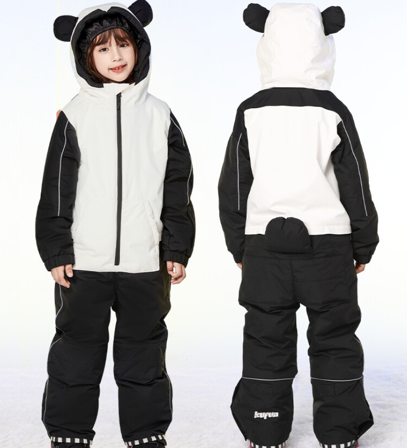 Ski Wear Cartoon Kids One-Piece Ski Suit