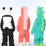 Ski Wear Cartoon Kids One-Piece Ski Suit