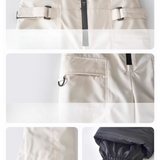 Ski Wear Color Block Waterproof Jacket&Bibs Kids Snow Suit (Single Unit Available)