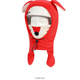 Ski Wear Kids Plush Jumping Ear Snow Helmet Hood