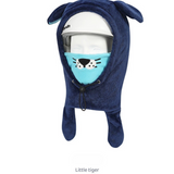 Ski Wear Kids Plush Jumping Ear Snow Helmet Hood