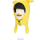 Ski Wear Kids Plush Jumping Ear Snow Helmet Hood