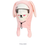 Ski Wear Kids Plush Jumping Ear Snow Helmet Hood