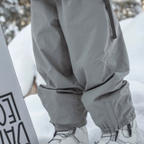 Ski Wear Loose Fit Fleece-Lined Snowboard Pants -Unisex