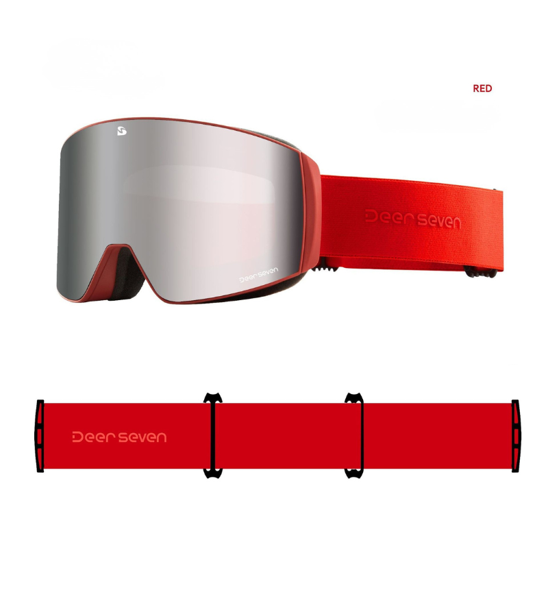 Ski Wear Magnetic Anti-Fog Ski Goggles