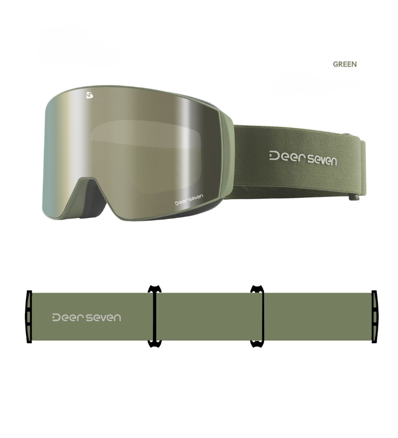 Ski Wear Magnetic Anti-Fog Ski Goggles