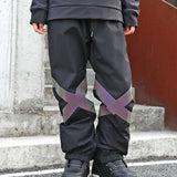 Ski Wear Neon Reflective Baggy Snow Pants -Unisex