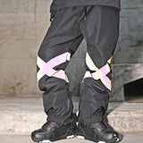 Ski Wear Neon Reflective Baggy Snow Pants -Unisex