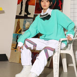 Ski Wear Neon Reflective Baggy Snow Pants -Unisex