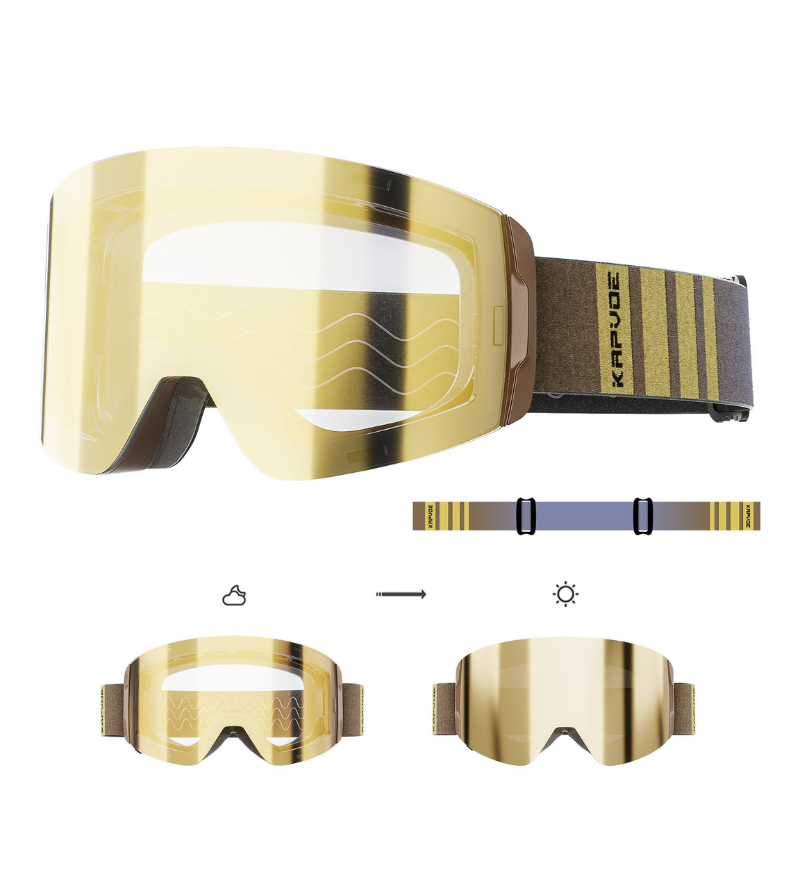 Ski Wear Outdoor Photochromic Magnetic Ski Goggles