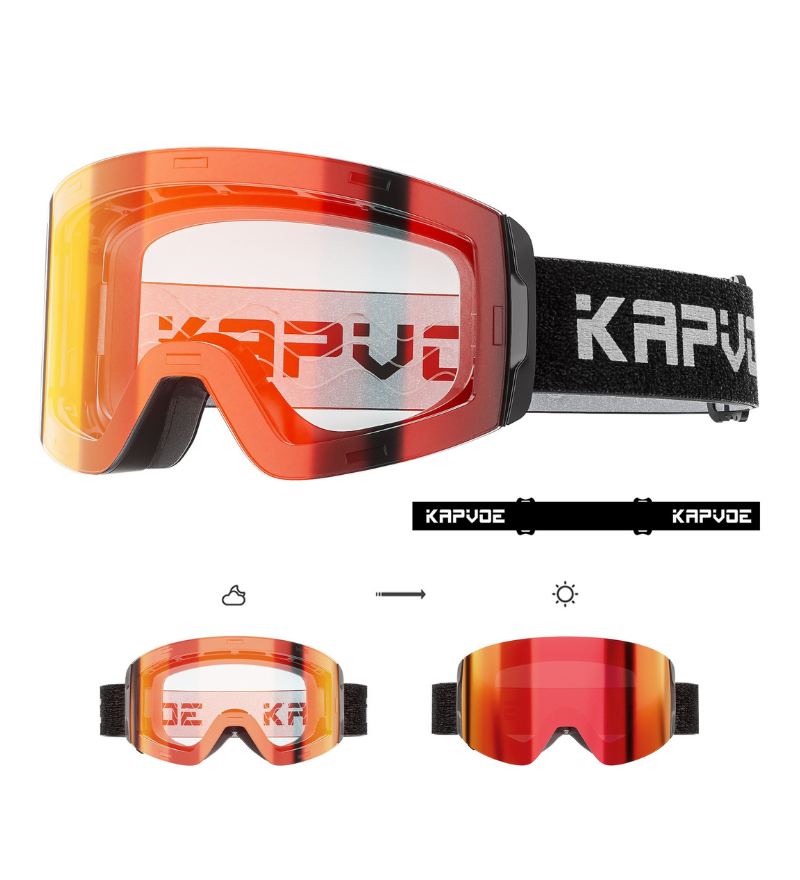 Ski Wear Outdoor Photochromic Magnetic Ski Goggles