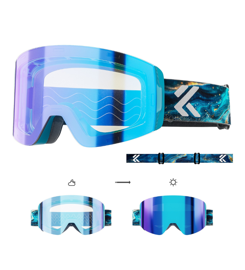 Ski Wear Outdoor Photochromic Magnetic Ski Goggles