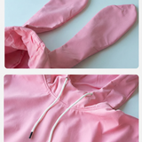 Ski Wear Bunny Ear Waterproof Loose-Fit Ski Hoodie - Women's