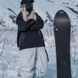 Ski Wear Bunny Ear Waterproof Loose-Fit Ski Hoodie - Women's