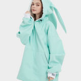 Ski Wear Waterproof Snow Bunny Hoodie -Unisex