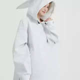 Ski Wear Waterproof Snow Bunny Hoodie -Unisex