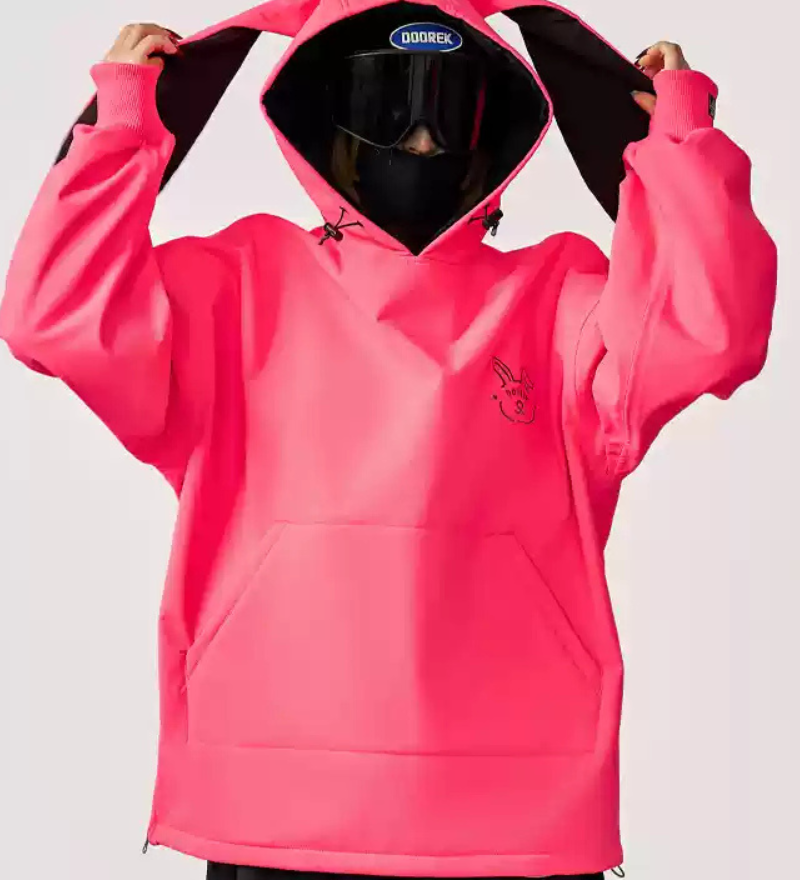 Ski Wear Waterproof Snow Bunny Hoodie -Unisex