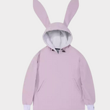 Ski Wear Waterproof Snow Bunny Hoodie -Unisex