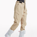Ski Wear Slim Snowboard Cargo Snow Pants -Unisex