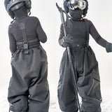 Ski Wear Snowboard 3L Thick Kids Ski Bibs