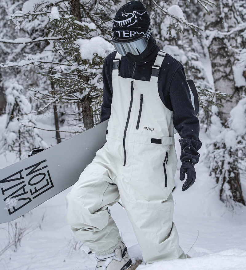 Ski Wear Snowboard 3L Waterproof Breathable Ski Bib Pants -Unisex